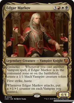 Edgar Markov (Showcase) [INR - 328] - NM [Foil] TCG MTG - Image 1