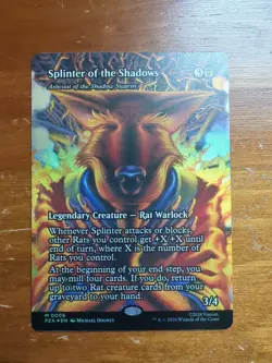 Splinter of the Shadows - Ashcoat of the Shadow Swarm (Borderless) Teenage... - Image 1
