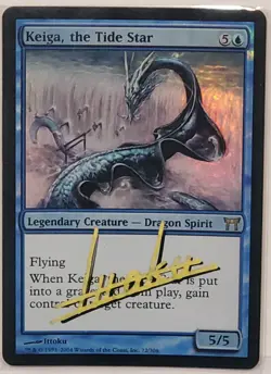 MTG FOIL KEIGA, THE TIDE STAR SHADOW SIGNED BY ITTOKU - Image 1