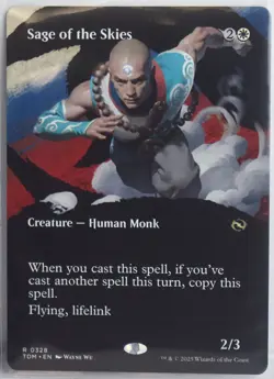 Sage of the Skies [New, Near Mint] Borderless {Tarkir: Dragonstorm} - Image 1