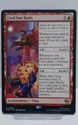 COOL BUT RUDE TEENAGE MUTANT NINJA TURTLES MAGIC THE GATHERING MTG 89 NM-MINT - Image 1