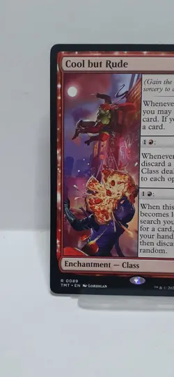 COOL BUT RUDE TEENAGE MUTANT NINJA TURTLES MAGIC THE GATHERING MTG 89 NM-MINT - Image 2