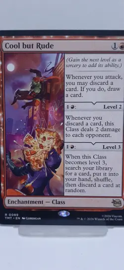 COOL BUT RUDE TEENAGE MUTANT NINJA TURTLES MAGIC THE GATHERING MTG 89 NM-MINT - Image 4