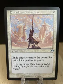 MTG Swords to Plowshares Retro Frame #275 Dominaria Remastered Regular NM/M - Image 1