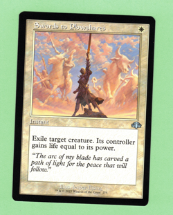 MTG - SWORDS TO PLOWSHARES #275 RETRO FRAME 2023 - Image 1