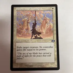 Swords to Plowshares (Retro Frame) Dominaria Remastered #275 Uncommon - Image 1