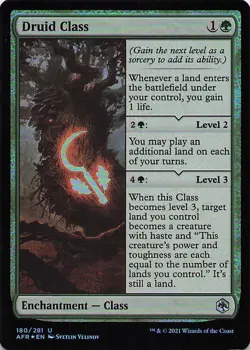 Druid Class Adventures in the Forgotten Realms Foil - Image 1