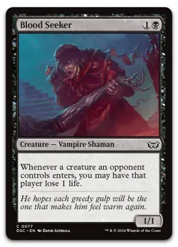 Blood Seeker #77 (NM) Duskmourn DSC Magic MTG - Image 1