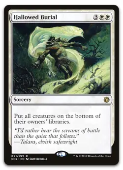Hallowed Burial #91 (NM) Conspiracy Take the Crown CN2 Magic MTG - Image 1