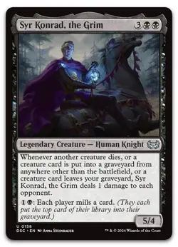 Syr Konrad, the Grim #158 (NM) Duskmourn DSC Magic MTG - Image 1