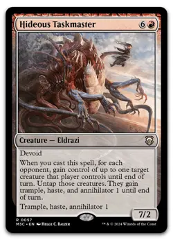 Hideous Taskmaster #57 (NM) Modern Horizons 3 M3C Magic MTG - Image 1