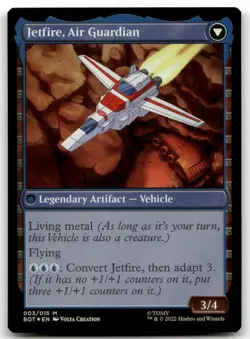 Jetfire, Ingenious Scientist #3 (Foil) (NM) Transformers BOT Magic MTG - Image 2