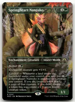 Springheart Nantuko (Borderless) #341 (NM) Modern Horizons 3 MH3 Magic MTG - Image 1