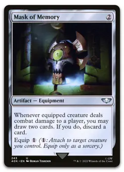 Mask of Memory #243 (NM) Warhammer 40,000 40K Magic MTG - Image 1