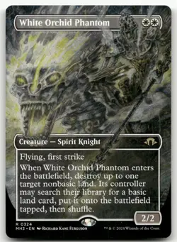 White Orchid Phantom (Borderless) #324 (NM) Modern Horizons 3 MH3 Magic MTG - Image 1
