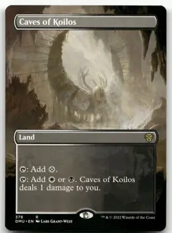 Caves of Koilos (Borderless) #378 (NM) Dominaria United DMU Magic MTG - Image 1