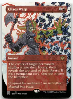 Chaos Warp (Borderless) #359 (NM) Double Masters 2022 2X2 Magic MTG - Image 1