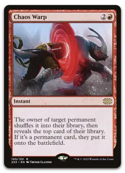 Chaos Warp #105 (NM) Double Masters 2022 2X2 Magic MTG - Image 1