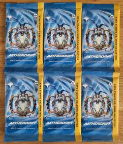6x Aetherdrift Collector Sample Booster Pack - Magic The Gathering - MTG - Image 1