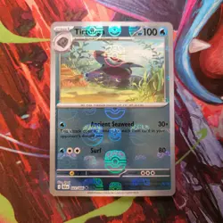 Pokemon TCG Tirtouga 022/086 Black Bolt Holo Master Ball Pattern - Image 1