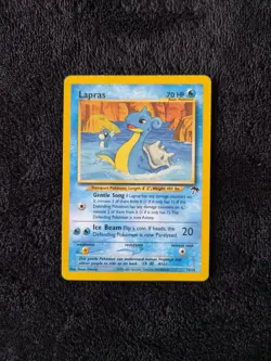 Pokemon Lapras Southern Islands 12/18 Rare Promo Basic MP English 2001 - Image 2