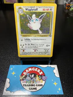 Pokemon TCG Wigglytuff 16/64 Holo Unlimited Rare Card Jungle Base Set 1999 - Image 1