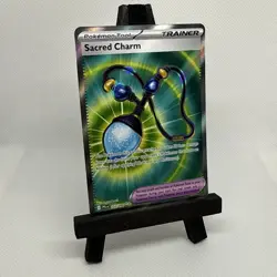 Pokemon Sacred Charm 122/094 Phantasmal Flames Full Art Holo NM - Image 3