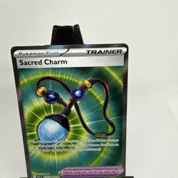 Pokemon Sacred Charm 122/094 Phantasmal Flames Full Art Holo NM - Image 5