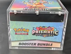 Pokemon SV8.5 Prismatic Evolutions Sealed Booster Bundle Display W/Acrylic Case - Image 5