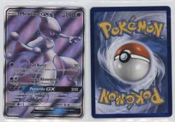 Full Art - Mewtwo GX Pokemon Sun & Moon Shining Legends #72 - Image 3