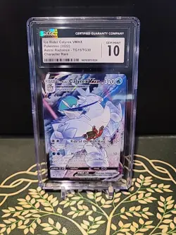 CGC 10 Pokemon TCG Ice Rider Calyrex VMAX Astral Radiance TG15/TG30 - Image 1
