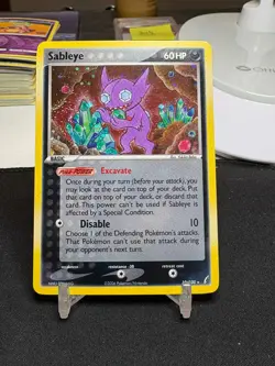2006 Pokemon Sableye 10/100 Crystal Guardians Holo - Image 1