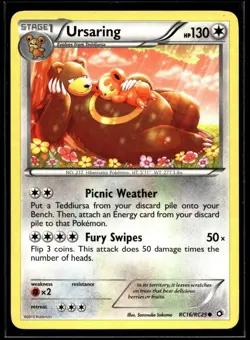 Ursaring Common Legendary Treasures: Radiant Collection RC16/RC25 NM - Image 1