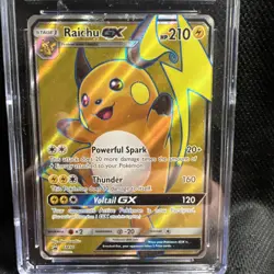 CGC 6.5!! 2017 Pokemon Black Star Promos RAICHU GX SM90 Graded! Sweet! - Image 3