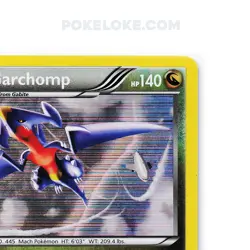 Garchomp - 96/113 - Legendary Treasures - HOLO - Pokemon TCG - [NM] - Image 5