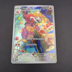 Pokemon TCG Crocalor Scarlet & Violet Paldea Evolved 202/193 Illustration - Image 1
