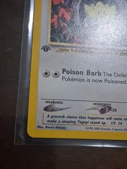 Togepi - 1st Edition - 51/111 Neo Genesis - Pokemon TCG - 2000 NM! - Image 3