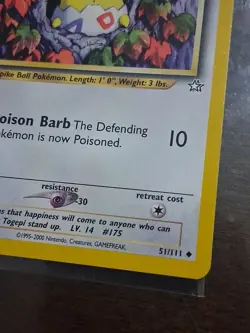 Togepi - 1st Edition - 51/111 Neo Genesis - Pokemon TCG - 2000 NM! - Image 4