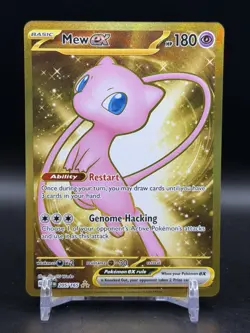 Mew ex Hyper Rare 205/165 Pokemon 151 English Gold NM - Image 1