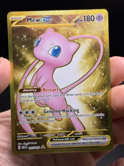 Mew ex Hyper Rare 205/165 Pokemon 151 English Gold NM - Image 3