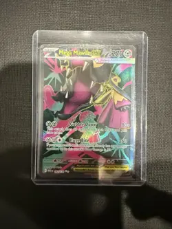 Pokemon Mega Mawile EX Ultra Rare Full Art Holo Me01 162/132 270 HP - Image 1