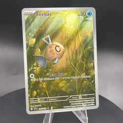 Pokemon Feebas 198/191 Sv08: Surging Sparks Illustration Rare Holo - Image 1