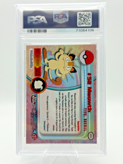 Pokemon TCG: 2000 TOPPS Chrome #52 Meowth -Spectra Foil (PSA 10) - Image 2