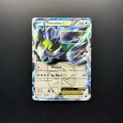 Tornadus EX 98/116 Pokemon TCG Plasma Freeze Black & White Ultra Rare LP - Image 1