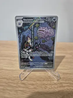 Team Rocket's Weezing 199/182 - Illustration Rare - Destined Rivals Pokemon TCG - Image 1