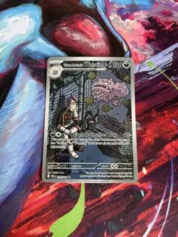 Pokemon TCG Team Rocket's Weezing 199/182 Illustration Rare Destined Rivals - Image 1