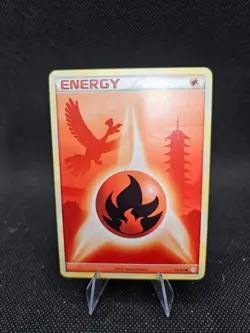 Fire Energy 116/123 Pokemon Heartgold & Soulsilver Non Holo NM - Image 1