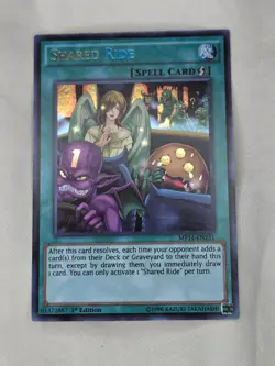 Yugioh Shared Ride - MP14-EN231 - Secret Rare 2014 Mega-Tin Mega Pack - Image 1