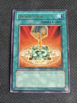 Owner's Seal LODT-EN094 Rare Original Printing Unlimited Edition NM Yugioh - Image 1