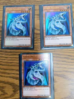 Yugioh | 3x | Cyber Dragon | BLRR | 1st Edition | Ultra Rare | Near Mint (NM) - Image 2